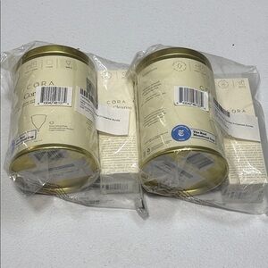 Cora Silicone Menstrual’s cup and cleanser Kit size 2 (2 kits)